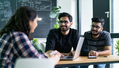 Remote Latin American developer collaborating with a U.S. tech team